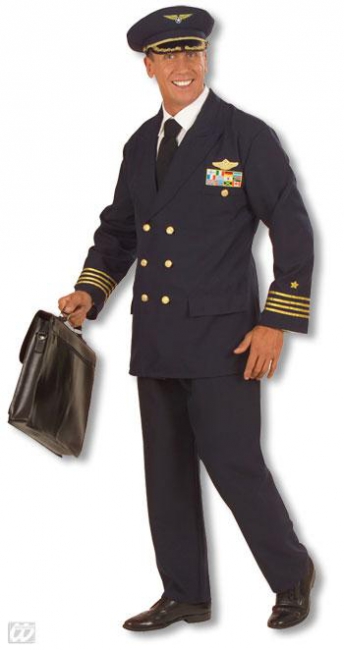 Piloten Uniform Kostüm Gr. M