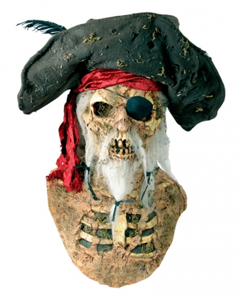 Piraten Maske mit Hut