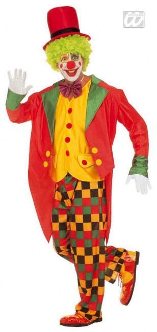 Clown Kostüm mit Frack L