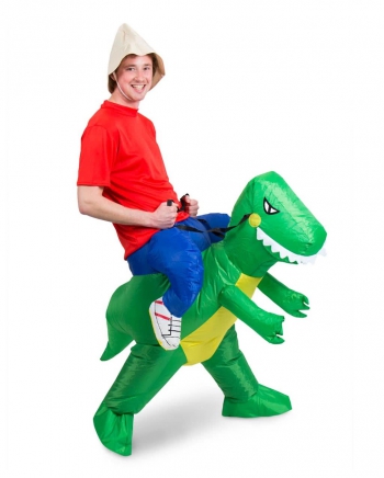 Aufblasbares Dino Carry Me Kostüm