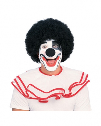 Clown Perücke Premium schwarz