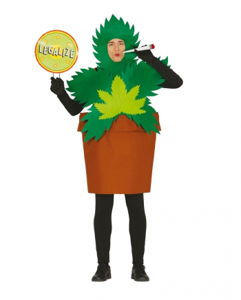 Hanfblatt Topfpflanze Kostüm