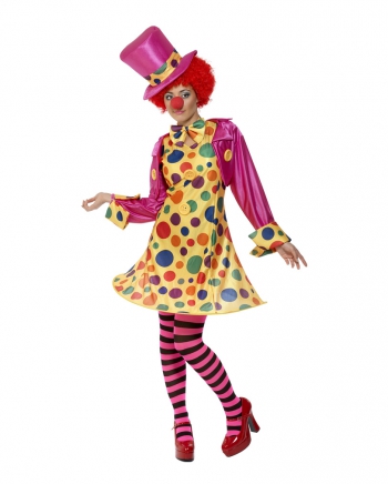 Clownfrau Zirkuskostüm XL