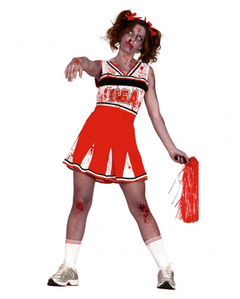 Zombie Cheerleader Damenkostüm