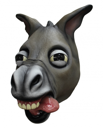 Verrückter Esel Maske aus Latex