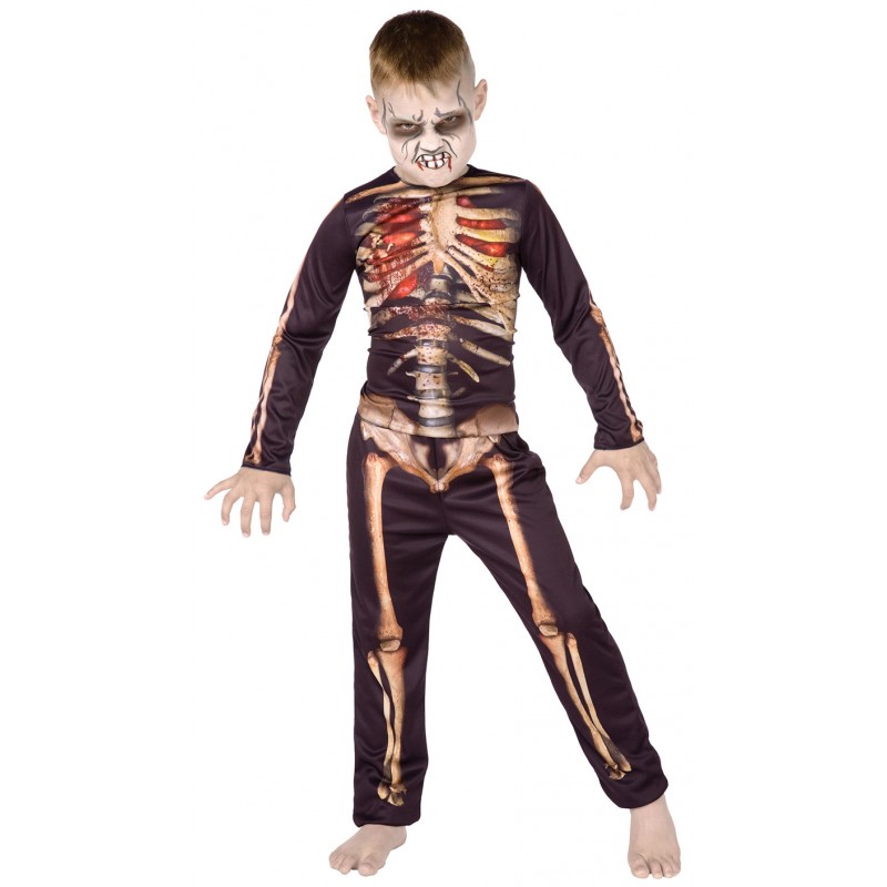 Skelett 3D Kinderkostüm