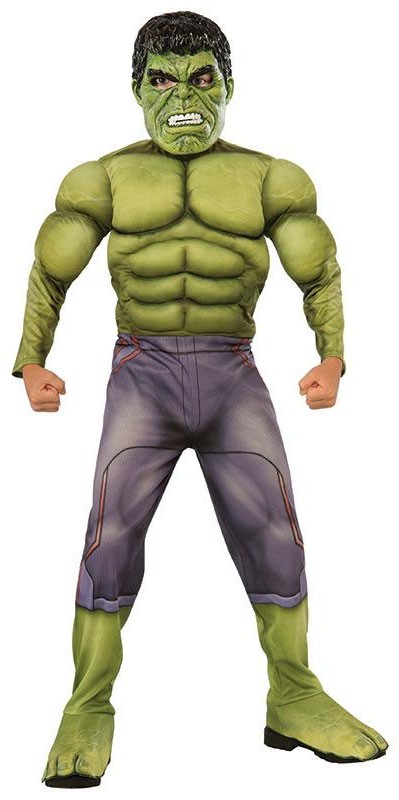 Avengers Hulk Kinderkostüm Deluxe-L