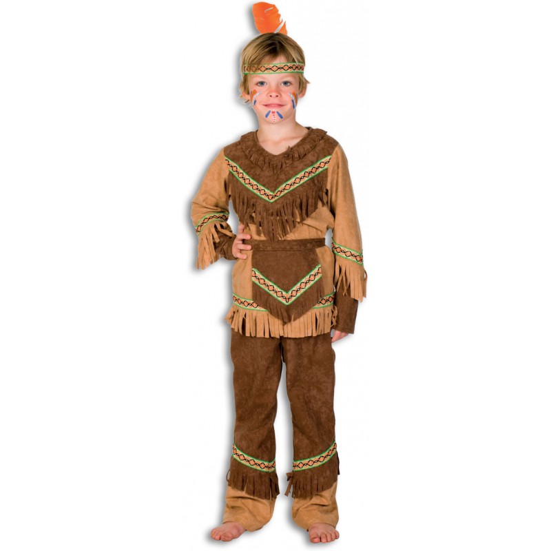 Sohn des Büffels Sioux Indianer Kinderkostüm-Kinder 164
