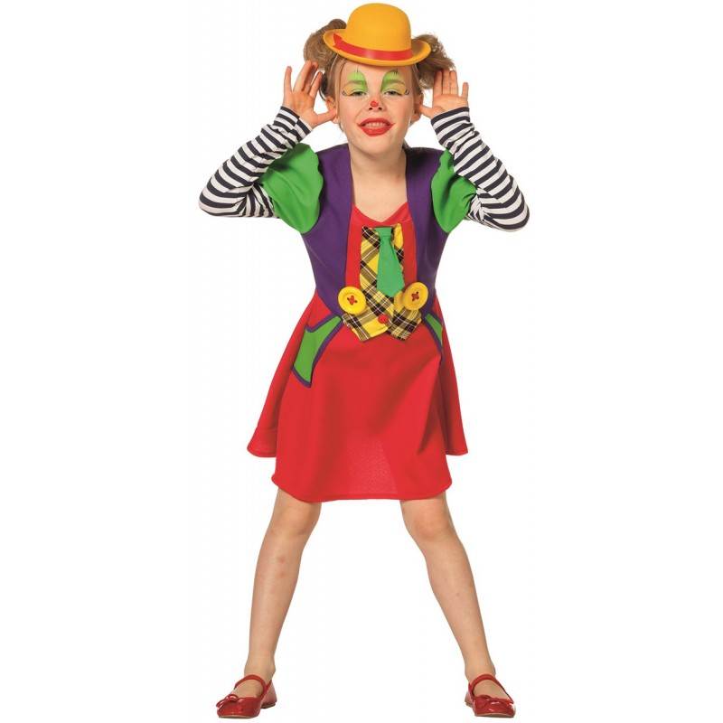 Little Lulu Clownmädchen Kinderkostüm
