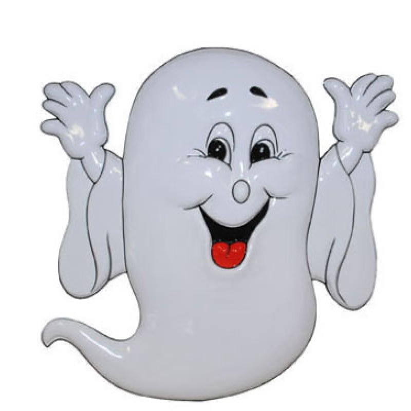 Smiling Ghost Halloween Wanddeko