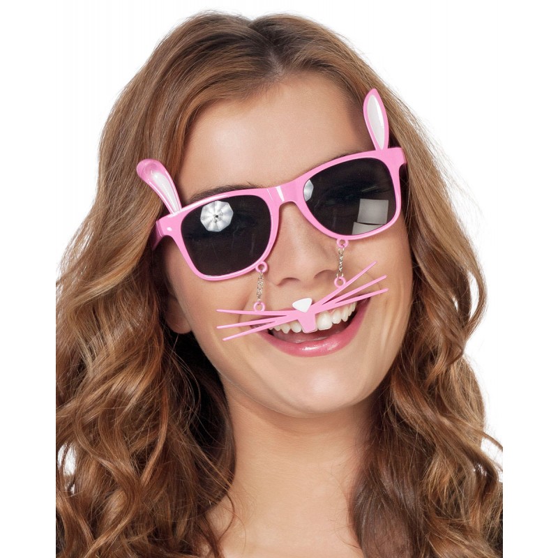 Rosa Häschen Brille