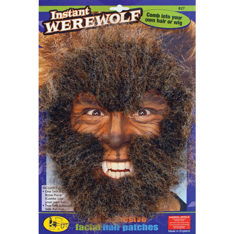 Werwolf Bart mit Haaransatz