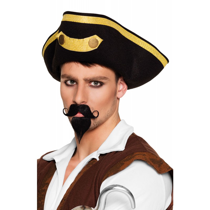 Piraten Schnurr und Kinn Bart