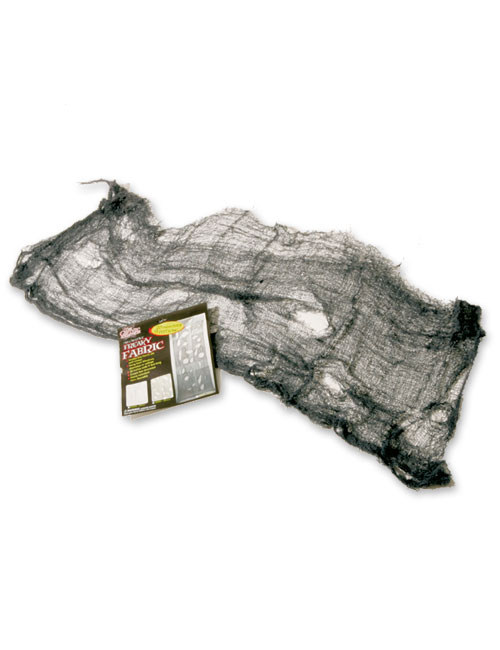 Leichentuch Drapiertuch Halloween-Deko schwarz 300x75cm
