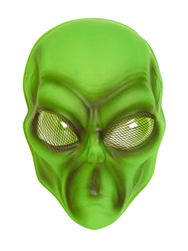 Alien Maske Ausserirdischer grün