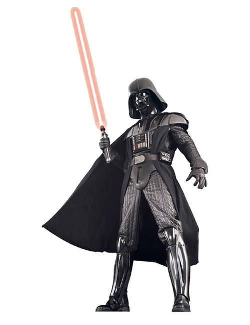 Darth Vader Deluxe-Kostüm Star Wars Lizenzartikel schwarz