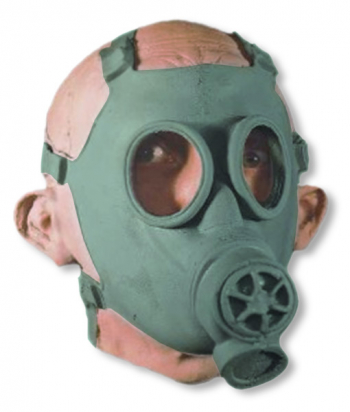 Kriegsmaske mit Atemschutz