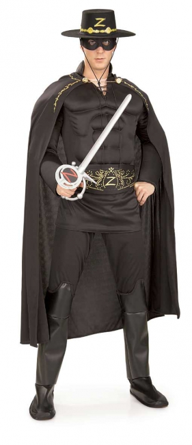Zorro Muskel Deluxe Kostüm