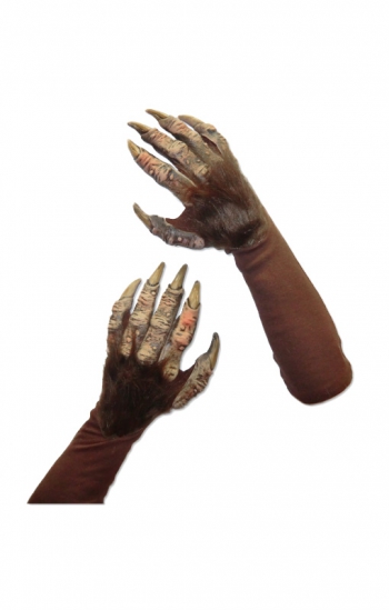 Werwolf Handschuhe Deluxe Braun