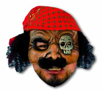 Black Jack Piraten Halbmaske
