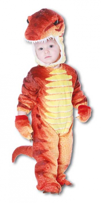 Dino Rex Kostüm Rot M