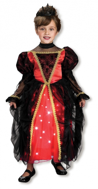 Funkelnde Gothic Prinzessin Kostüm XS 1-2 Jahre