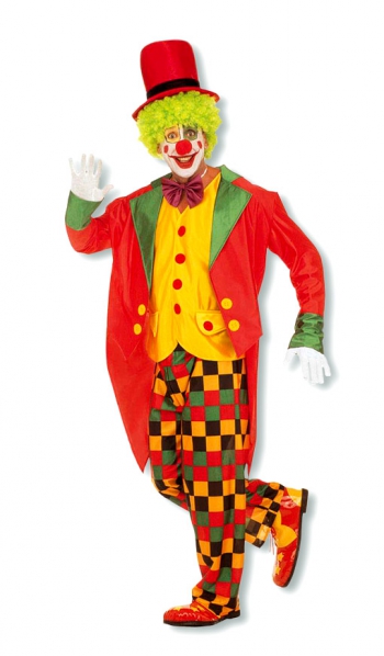 Clown Kostüm mit Frack S
