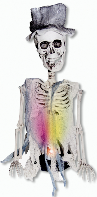 Skelett Bräutigam mit LED