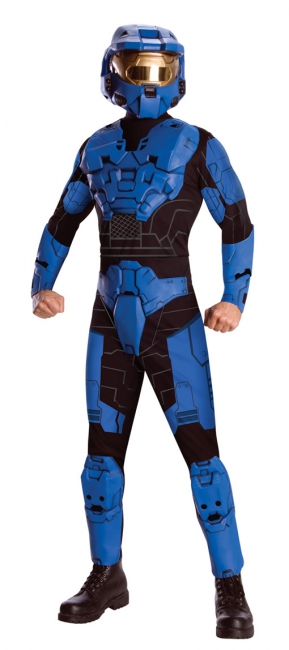 Blue Spartan Deluxe Kostüm XL