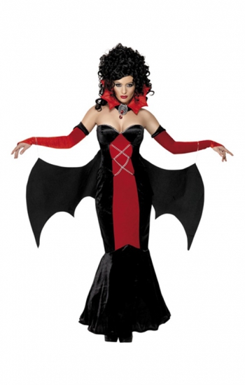 Gothic Vampiress Damen Kostüm