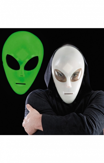 Leuchtende Alien Kinder-Maske