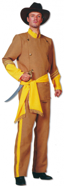 Südstaaten General Kostüm 3-teilig
