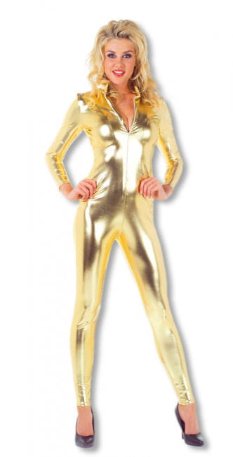 Sexy Catsuit Gold