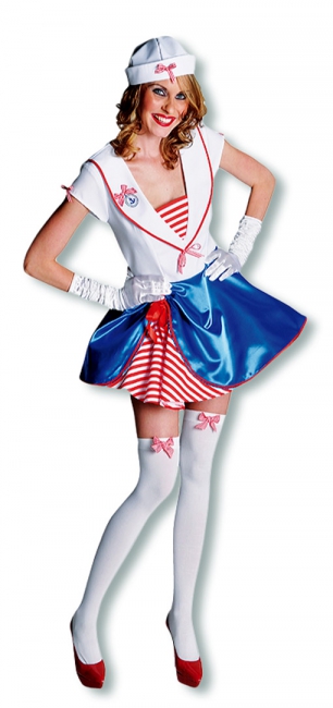 Matrosen-Mädchen Premium Kostüm