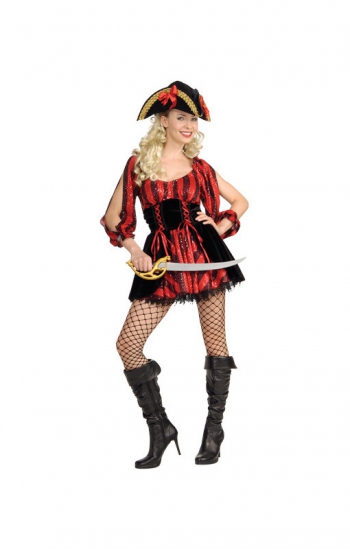 Frivoles Piratin Kostüm