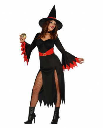 Hexen Kostüm Sexy Witch schwarz/rot