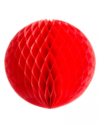 Roter Wabenball 30 cm