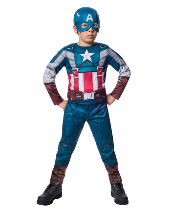 Lizenziertes Captain America Kostüm für Kinder