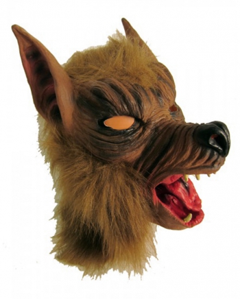 Wolf Maske aus Latex