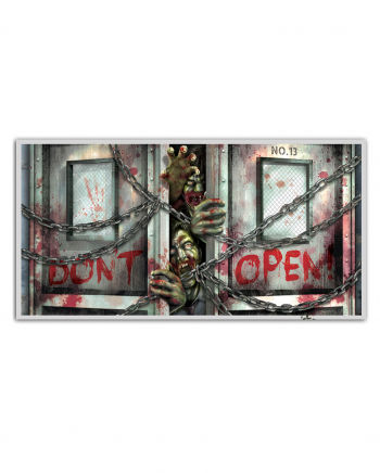 Don't Open'' Zombie Banner''