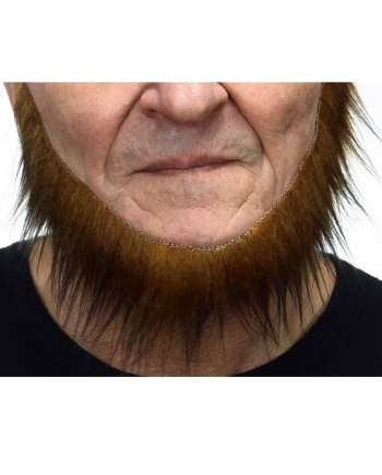 Braun-schwarz melierter selbstklebender Seefahrer Bart