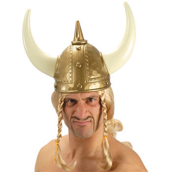 Goldener Wikinger Helm
