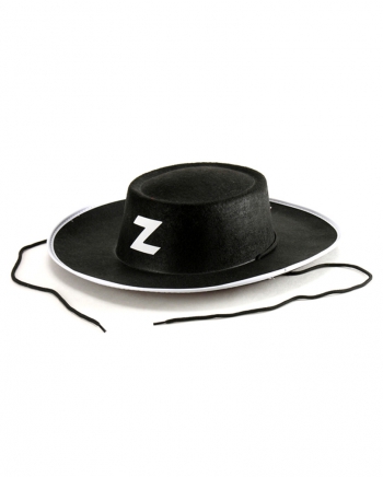 Schwarzer Zorro Hut