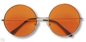 Orange 70er Sonnenbrille