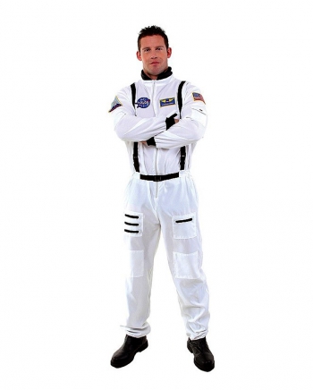 Astronauten Overall weiß