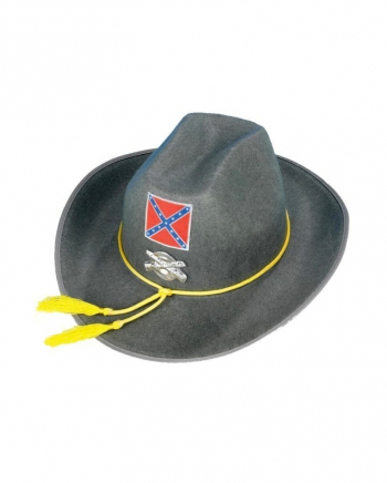 Südstaatler Soldaten Hut Grau