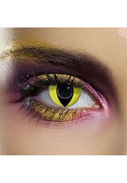 Gelbe Katzen Kontaktlinsen