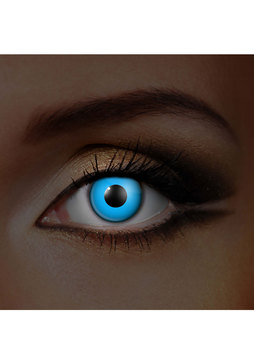 Blaue UV Kontaktlinsen Leuchtend
