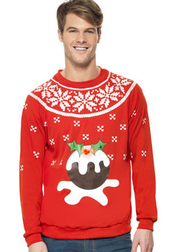 Weihnachten Pudding Pullover