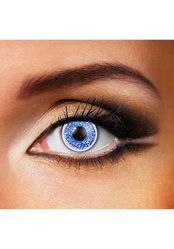 Blaue Glimmer Kontaktlinsen - 1 Jahr